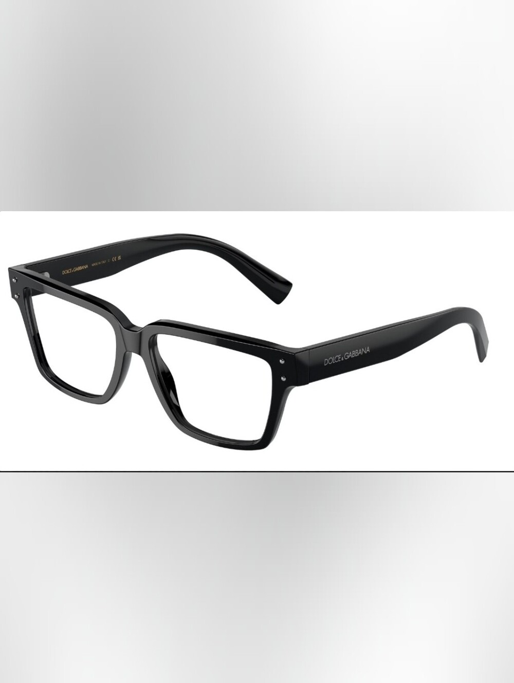 Dolce & Gabbana DG3384 Black Square Glasses